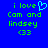 Blue background with green pixelated text reading 'i love Cam and lindsey <33' and a light blue heart symbol replacing the 'o' in 'love'.