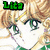 Pixelated anime-style face with green eyes, light brown hair, and a green 'Lita' text banner above the head.