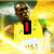 A four- shows a person in yellow athletic wear with red text changing : 'I', 'Am', 'Usain', and 'Bolt'