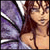 Pixelated static image of a fairy-like figure with purple wings and brown hair against a light background, rendered in low-resolution GIF style.