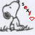 Animated contact sheet showing two frames of a cartoon dog icon with text and heart symbols changing between frames.