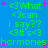 Blue background with green text and pink plus signs, repeating phrases 'What can I say?? It's <3 hormones' in a pattern