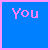 Blue of six with pink text and a pixelated portrait, displaying 'You You Have Made Made Us PROUD !' across the top