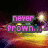 Pixelated text in pink letters on a dark background with a yellow-orange gradient, arranged in four showing sequential text changes