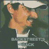 pixelated character portraits with 'BACKSTREET'S BACK' text, showing varied facial expressions and headwear
