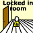 Animated contact sheet showing 13 sequential frames of a stick figure trapped in a room with