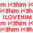 Red pixelated text repeats across a light pink background in multiple , forming a dense wordwall of 'i<3him' and 'ILOVEHIM' phrases