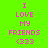 Green background with pink text reading "I LOVE MY FRIENDS <333" in pixelated font, with yellow highlight bars appearing on different lines across frames.