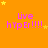 Orange background with repeated pink text 'Live hypEr!!!!' and yellow stars, partially cropped on the right.