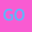 colored squares with text fragments and symbols, including 'GO', 'VEG', 'AND', 'I'LL', 'GIVE', 'YOU', 'A', 'H', 'U', 'G', '!!!', 'peta', and '2.com'