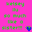 Green pixelated text on bright pink background reads 'kelsey ilu so much like a sister!!!' with heart symbols changing between blue and purple.