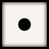 12 black-and-white dice faces arranged in three and four , each showing a distinct dot pattern from one to six