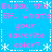 Pixelated blue background with pink text repeating 'Buddy the Elf.. what's your favorite color?' in a pattern, bordered by white dashed lines and snowflake symbols