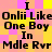 Pixelated text on a of pink, yellow, and orange squares with black lettering