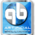 Blue square icon with white '95' in a circular design, pixelated text below, and a gray border.