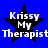 Four identical pixelated star-shaped icons with white text on a blue background, arranged in two