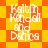 Pixelated text 'Kaitlyn Kendall and Daphne' appears over orange-yellow checkered background with animated color shifts.
