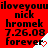 Red background with repeated black text and white heart-shaped cutouts; the hearts contain red pixelated hearts.