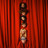 A static 48x48 pixel buddy icon with a vertical red striped background and indistinct central figure rendered in low-resolution pixels.
