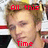 A four- of a person with light brown hair and white-and-black clothing, overlaid with red pixelated text reading 'All this', 'Can't get', 'Time', 'It off', 'My mind', 'Hawk Nelson'