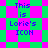 Pixelated text 'This is Lorie's ICON' appears on a green and pink checkered background with diamond-shaped patterns.