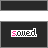 Animated sequence of 'squad' text in white outline with multicolor pixel accents on black background, showing progressive color cycling and partial letter truncation across frames.