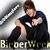 Pixelated image of a person in dark clothing holding a sword, with stylized text at the bottom.