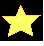 Animated sequence of a yellow star icon with pixelated textures and color variations