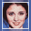 Two side-by-side pixelated images of a person with dark hair against a blue background, showing subtle facial expression differences.