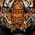 Pixelated tiger face with orange text reading 'Tiger Sports Club 09' overlaid on a brown and black striped background.