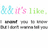 Pixelated text reads 'It's like.' in cyan, pink, and green blocks with a gray pixel grid below.