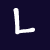 White hand-drawn letters L, O, V, E arranged in a on dark blue background with small white chevron symbols at intersections