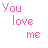 Pixel art image with pink text and character sprites on white background, showing repeated 'who I am' phrases.