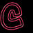 Two side-by-side animated frames of a pink spiral icon with a star element on the right frame against black background.