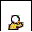 Animated sequence of a yellow cartoon figure with white eyes and brown accents rotating through four positions against a white background.