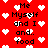 Red background with white pixelated hearts and black text reading 'Me Myself and I and. food' in a repeating pattern.