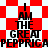 Red and white checkered background with black text reading "I AM THE GREAT PEPPRICAPEPPRICA" in stacked lines, repeated twice vertically.