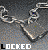 A static image of a metallic padlock with a chain, displayed in a of six identical , each labeled "LOCKED" in pixelated text