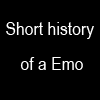Static image with black and gray sections showing two cartoon characters, text, and emoticons.