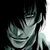 Animated character with dark hair and teal-toned skin, shifting expression from closed eyes to squinting while maintaining a slight smile.