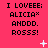 A static image with a bright pink background displays repeated text and small white symbols in a