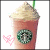 A Starbucks-style drink with pink liquid, whipped cream topping, green straw, and a circular logo on the cup.