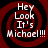 Four identical display white text on a red and black spiral background with no visible animation changes