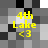 Yellow text '4th Lake <3' on a grayscale pixelated background with varying black, white, and gray squares.