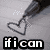 six distinct buddy icons featuring heart symbols, text phrases like "if i can" and "love me?", and a red background with "love you"