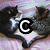 six cat images with text overlays forming the phrase "Cat Cats are love" on a pink and white background