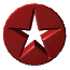 Red circular 3D icon with white star center, showing multiple views of the same object from different angles.