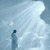 A pixelated image of a person standing under bright light beams with text reading "I dont believe in jesus and im proud 24" on the right side.