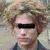 Six show a person with light brown hair in various poses and clothing, each containing overlaid text blocks