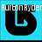 Pixelated icon with cyan background, black rounded shape containing a cyan 'L', and partially visible white text reading "Burbon Ayden" at the top.
